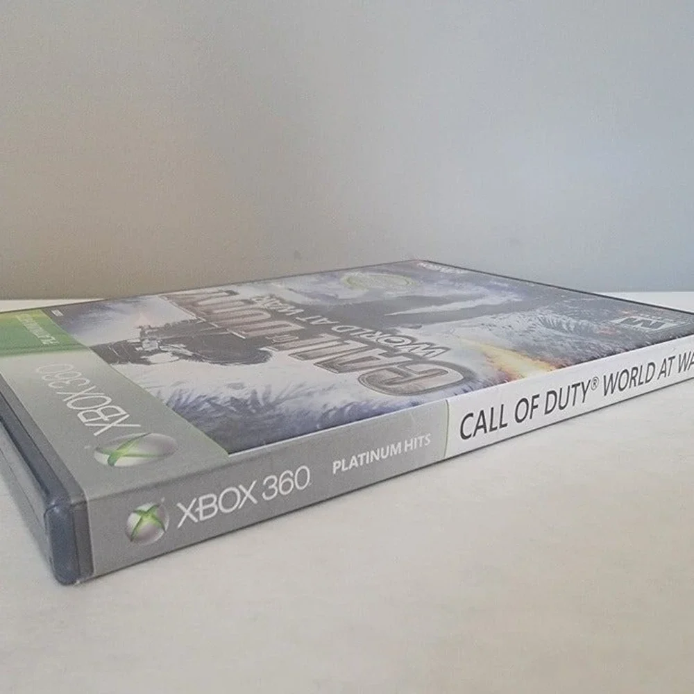 Call of Duty World at War Xbox 360 Platinum Hits Activision WWII FPS Game Tested